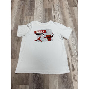 Nike Chicago Bulls Dri-FIT T-Shirt Youth Large NBA Jordan Jumpman White